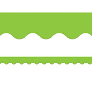 Teacher Created Resources Lime Scalloped Border Trim