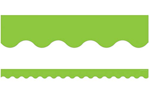 Teacher Created Resources Lime Scalloped Border Trim