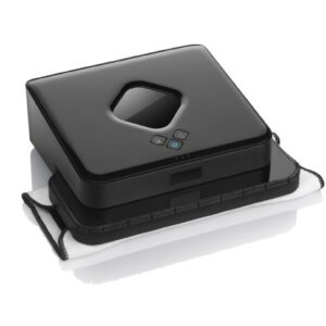 iRobot Braava 380t Advanced Robot Mop- Wet Mopping and Dry Sweeping Cleaning Modes, Large Spaces , Black