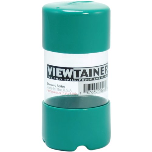 Viewtainer Storage Container, 2 x 4-Inch, Green