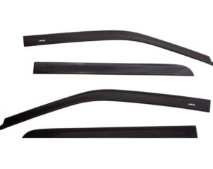 auto ventshade [avs] in-channel ventvisor | 2013 - 2015 chevrolet malibu, 2016 malibu limited - smoke, 4 pc. | 194362