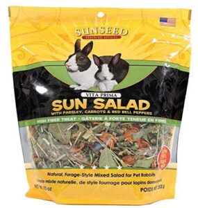 sunseed company 36065 vita prima sun salad for rabbits, 10 oz