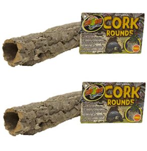 cork bark round for terrarium [set of 2] size: small (2' h x 10' w x 10' l)