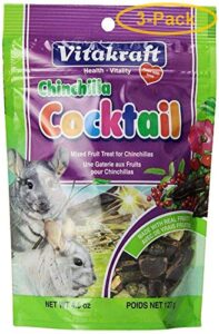 vitakraft cocktail chinchilla treat [set of 3]