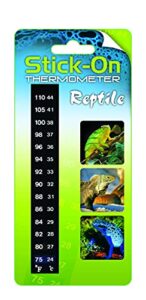 taam reptile digital thermometer 110 degrees stick-on