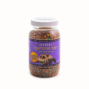 fluker labs sfk70014 tortoise diet small pellet food, 7-ounce