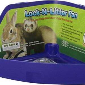 Ware Manufacturing (2 Pack) Plastic Lock-N-Litter Pan for Small Pets - Size Regular