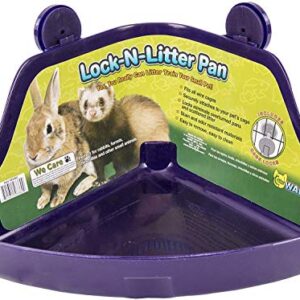 Ware Manufacturing (2 Pack) Plastic Lock-N-Litter Pan for Small Pets - Size Regular
