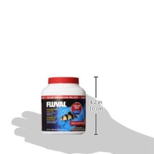 Fluval Color Enhancing Pellets Fish Food, 5.29-Ounce, 150gm