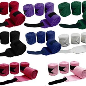 Derby Originals Horse Polo Wraps Set of 4 Select from 6 Colors