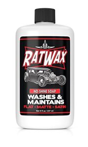 rat wax matte finish car soap