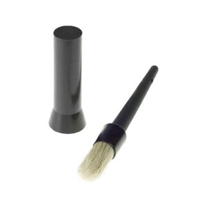 horze hoof oil brush with cap - black - one size