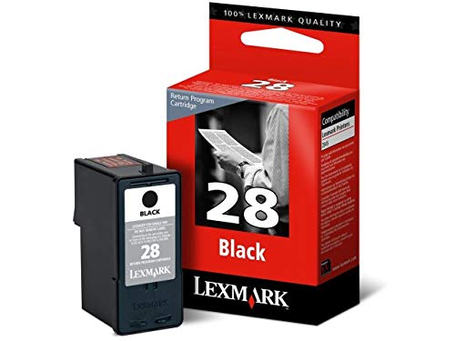 Lexmark 28 Ink Cartridge (18C1428) - OEM, Black