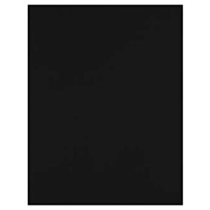 LUXPaper 8.5" x 11" Cardstock | Letter Size | Midnight Black | 100lb. Cover (183lb. Text) | 50 Qty