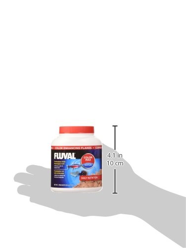 Fluval Color Enhancing Flakes Fish Food 60gm, 2.12-Ounce