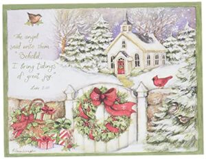lang "gifts of christmas" christmas cards by susan winget, 18 cards with 19 envelopes and beautiful holiday artwork, perfect for spreading cheer, 5.375" x 6.875" (1004676)