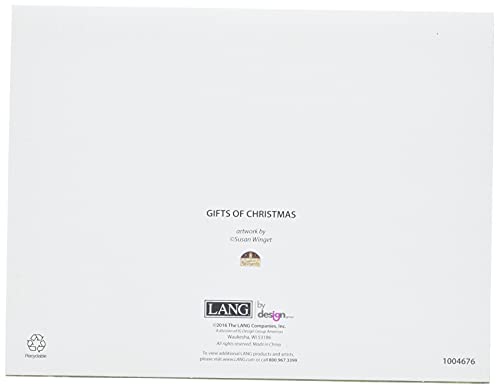 LANG "Gifts of Christmas" Christmas Cards by Susan Winget, 18 Cards with 19 Envelopes and Beautiful Holiday Artwork, Perfect for Spreading Cheer, 5.375" x 6.875" (1004676)