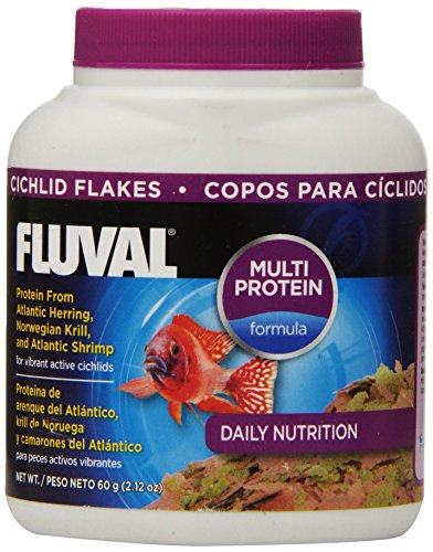 Fluval Cichlid Flakes 60gm, 2.12-Ounce