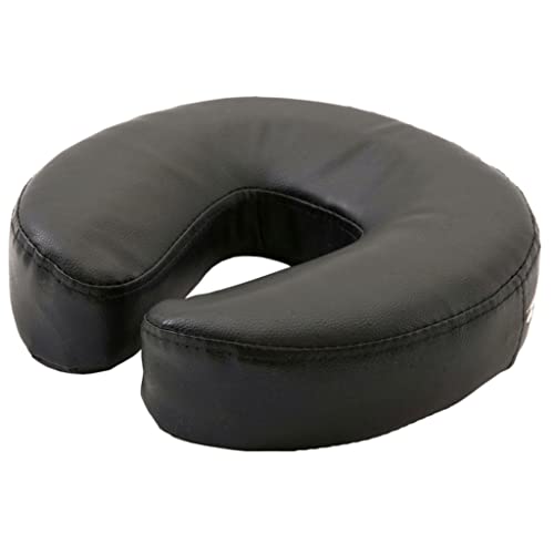 SierraComfort SC-524 Face Pillow, 12 x 12 x 3.25-Inch, Black