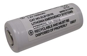 lithonia lighting elb 1201n emergency replacement battery, 250 watts, 2 volts, white