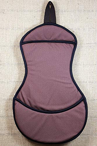 HILASON Western Horse Tack Fleece Saddle Seat Cover Brown Foam Padded