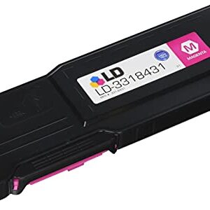 LD Compatible Toner to Replace Dell 331-8431 (XKGFP) Extra High Yield Magenta Toner Cartridge for Dell C3760 and C3765 Laser Printers