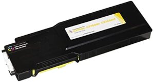 ld compatible toner to replace dell 331-8430 (md8g4) extra high yield yellow toner cartridge for dell c3760 and c3765 laser printers