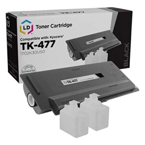 ld products compatible toner cartridge replacement for kyocera tk-477 (black)
