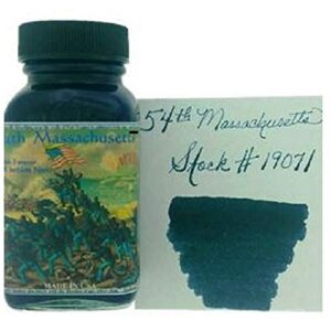 noodler's ink fountain pen bottled ink, 3oz, bulletproof 54th massachusetts