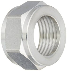 beverage factory hexnut-ss hex nut, one size, stainless steel