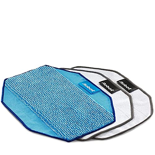 3-Pack Microfiber Cleaning Cloths, Mixed for Braava Floor Mopping Robot