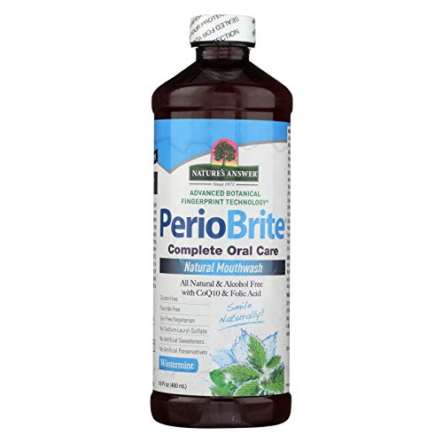 Nature's Answer PerioBrite Alcohol-Free Mouthwash Winter Mint 16 fl oz Vitamin Supplements