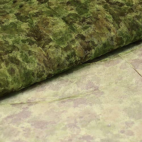 Expo International 54-Inch Camouflage Print Polyester Tulle Bolt Fabric Spool, 25-Yard, Green