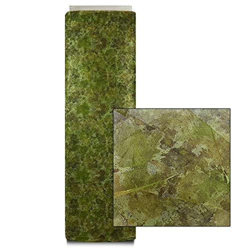 Expo International 54-Inch Camouflage Print Polyester Tulle Bolt Fabric Spool, 25-Yard, Green