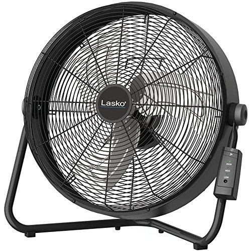 Lasko 20" High Velocity Fan with Remote Control, Black