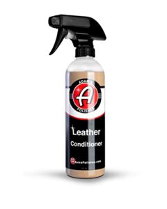 adam's leather conditioner 16oz - conditions leather, vinyl, and plastic interior surfaces - contains premium uv blockers for spf 65 protection - long lasting protection