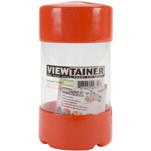 viewtainer storage container, orange