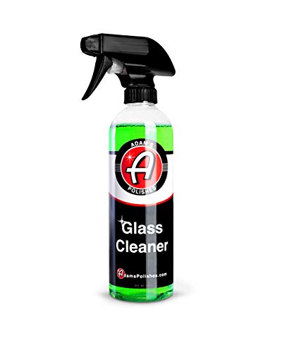 Adam’s Glass Cleaner - Car Window Cleaner | Car Wash All-Natural Streak Free Formula For Car Cleaning | Safe On Tinted & Non-Tinted Glass | Won’t Strip Car Wax or Paint Protection