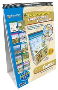 newpath learning - 34-6305 10 piece food chains/food webs curriculum mastery flip chart set, grade 5-10