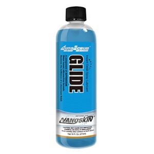nanoskin glide silicone free body shop spray detailer 16 oz. - use with autoscrub/clay bar after car wash | leaves no residue before wax sealant coating | for automotive, home, garage, diy & more
