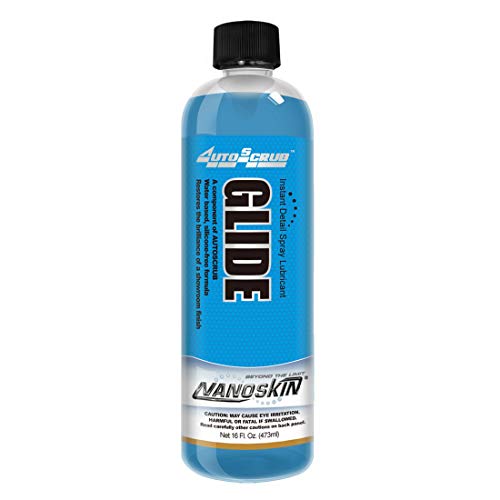 Nanoskin GLIDE Silicone Free Body Shop Spray Detailer 16 Oz. - Use with Autoscrub/Clay Bar After Car Wash | Leaves No Residue Before Wax Sealant Coating | For Automotive, Home, Garage, DIY & More