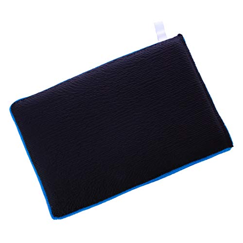 Nanoskin AUTOSCRUB Fine Grade Wash Mitt,Weft Knitted Microfiber [AS-016] Blue, 6" x 8.7"