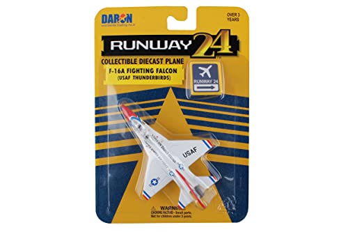 Daron Worldwide Trading Runway24 F-16 Thunderbird No Runway Vehicle