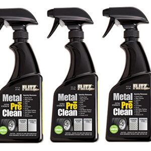 Flitz AL 01706-3A Metal PreClean 16oz, 3-Pack