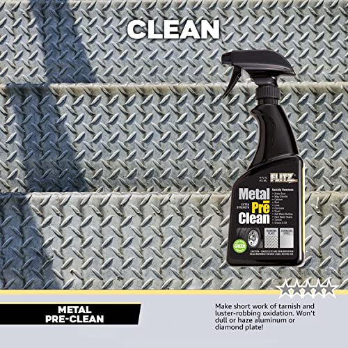 Flitz AL 01706-3A Metal PreClean 16oz, 3-Pack