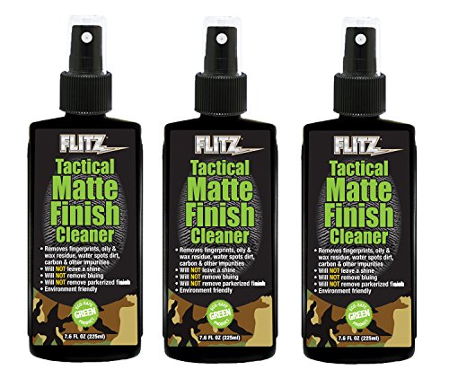 Flitz TM 81585-3A-3PK Tactical Matte Finish Cleaner, 7.6 oz., 3-Pack