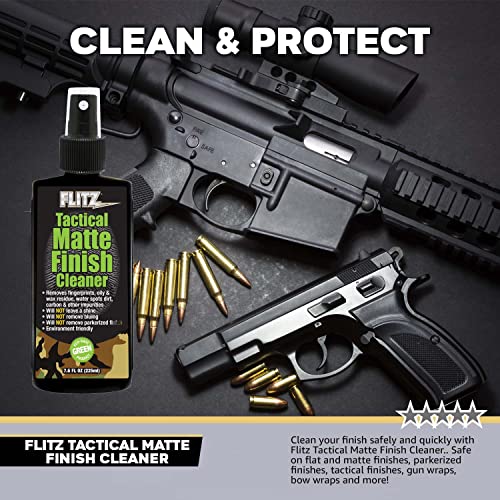 Flitz TM 81585-3A-3PK Tactical Matte Finish Cleaner, 7.6 oz., 3-Pack