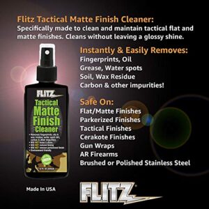 Flitz TM 81585-3A-3PK Tactical Matte Finish Cleaner, 7.6 oz., 3-Pack