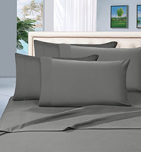 2pc PILLOW CASES 90 GSM Microfiber - Available In Many Sizes And Many Colors,Full/Queen, Gray