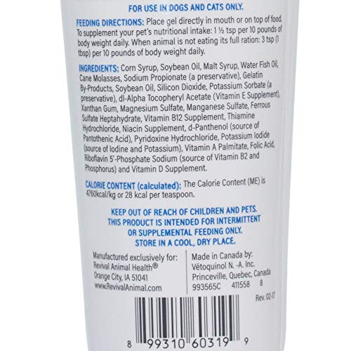 Doc Roy's Forti Cal - High Calorie Nutritional Energy Supplement for Dogs, Cats, Puppies & Kittens - 4.25 oz Roast Beef & Liver Flavored Gel (3 pk)